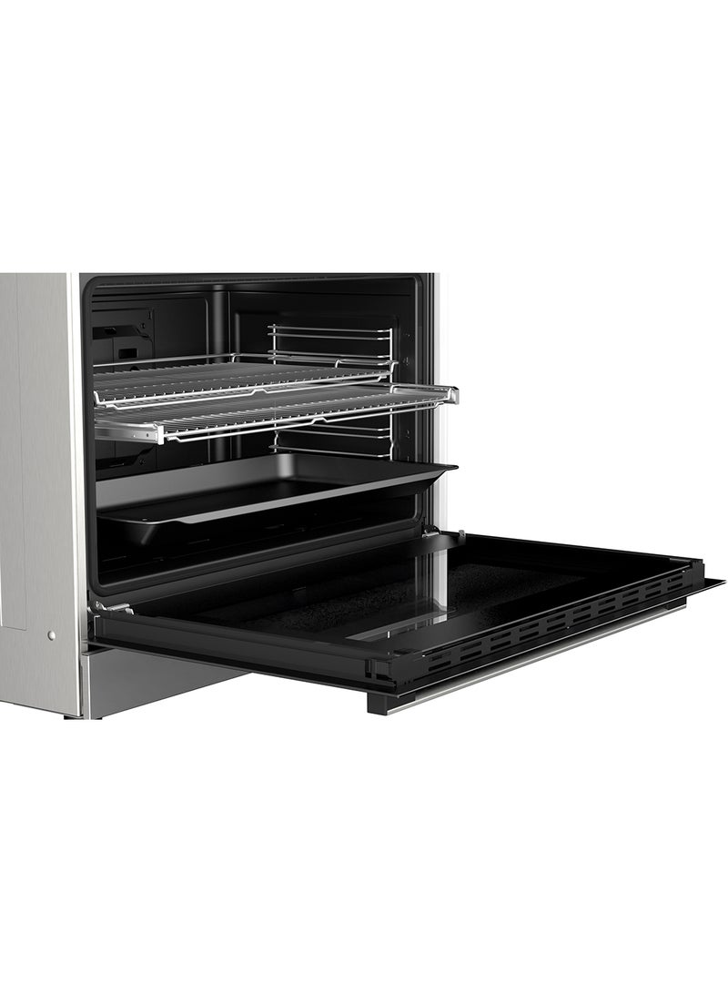 BOSCH Gas Range Cooker, 90 cm, with XXL Cooking Capacity HIZ5G7W50M Stainless Steel  - Image 4