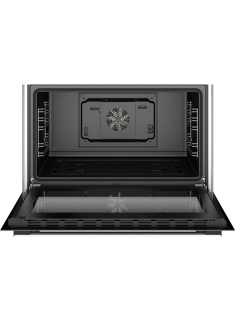 BOSCH Series 6, 90x60cm Gas Cooking Range, XXL Oven Capacity- 147L, Cast Iron Pan Support, 6 Heating Mode HGX5H0W50M Black - Image 3