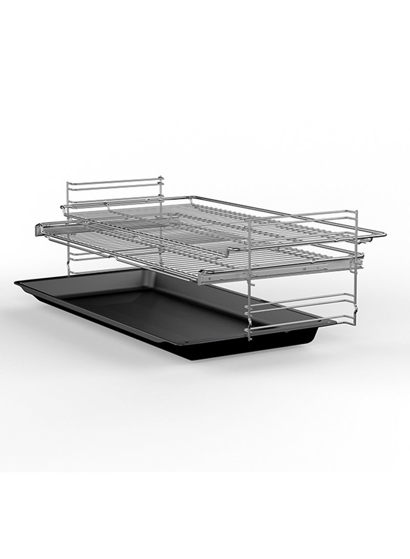 BOSCH - Gas Range Cooker, 90 cm, with Rotisserie Function HJY5G7V60M Black - Image 1