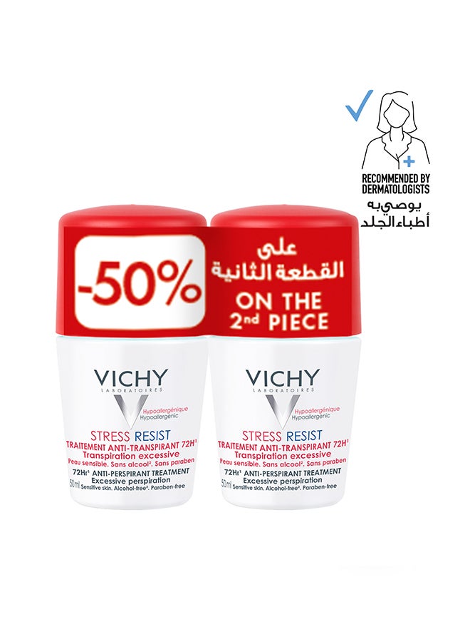 VICHY - Stress Resist Deodorant Value Pack -50% off 100ml - Image 1