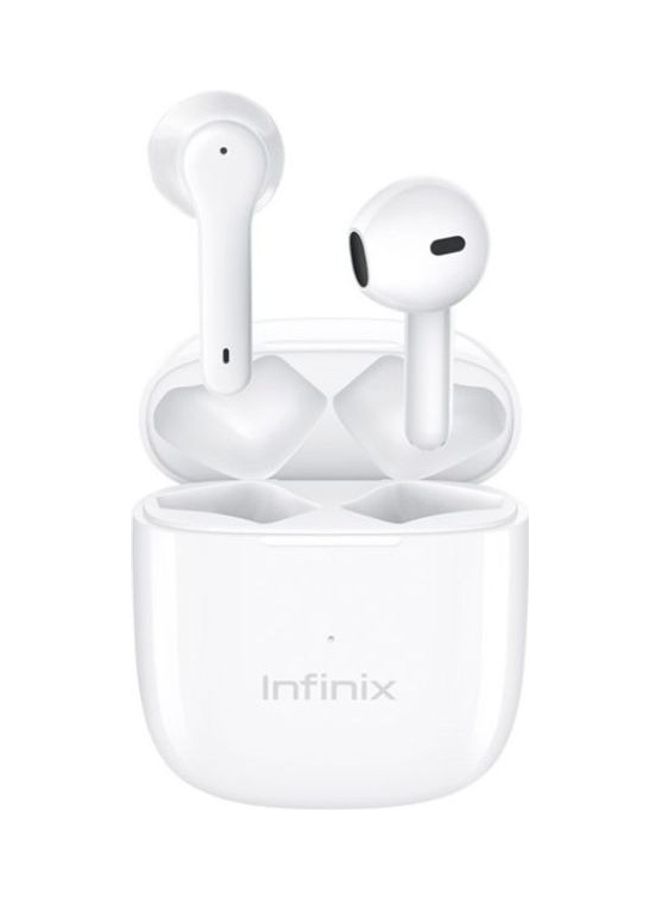 Infinix - XE22 True Wireless Headsets Bluetooth 5.3 Earbuds White - Image 1