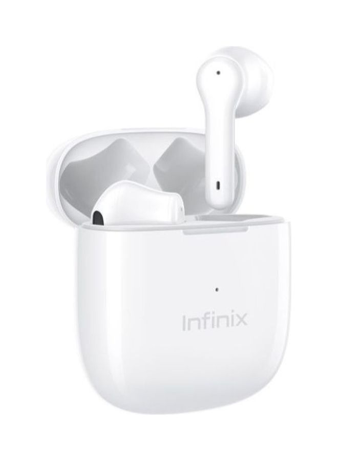 Infinix - XE22 True Wireless Headsets Bluetooth 5.3 Earbuds White - Image 1