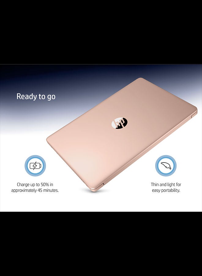 HP - 2023 Latest Model Thin & Portable 15 (Upgraded Version) Laptop With 15.6-Inch Display, AMD Ryzen 5 5500U Processor/16GB RAM/512 GB SSD/AMD Radeon Graphics/Windows 11 English/Arabic Silver - Image 1