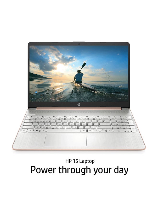 HP - 2023 Latest Model Thin & Portable 15 (Upgraded Version) Laptop With 15.6-Inch Display, AMD Ryzen 5 5500U Processor/16GB RAM/512 GB SSD/AMD Radeon Graphics/Windows 11 English/Arabic Silver - Image 1
