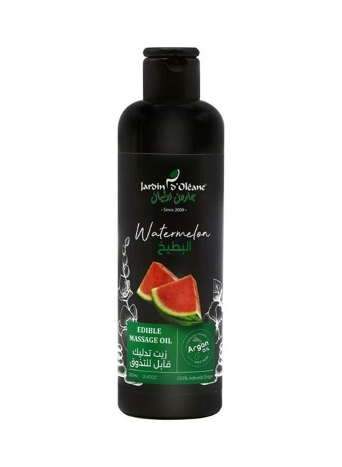 Edible Massage Oil With Watermelon Black 250ml