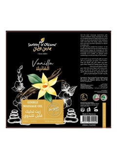JARDIN D OLEANE Edible Massage Oil With Vanilla Black 250ml  - Image 2