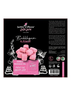 JARDIN D OLEANE Edible Massage Oil With Bubblegum Black 250ml  - Image 2