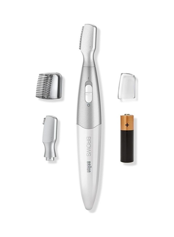 BRAUN - Braun FG1106 Mini Precision Trimmer with 4 extras incl. high precision head, white Multicolour - Image 1