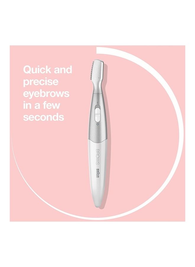 BRAUN - Braun FG1106 Mini Precision Trimmer with 4 extras incl. high precision head, white Multicolour - Image 1
