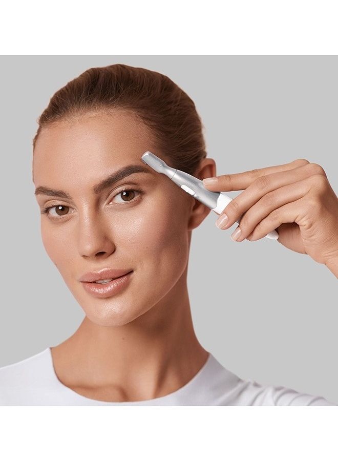 BRAUN - Braun FG1106 Mini Precision Trimmer with 4 extras incl. high precision head, white Multicolour - Image 1
