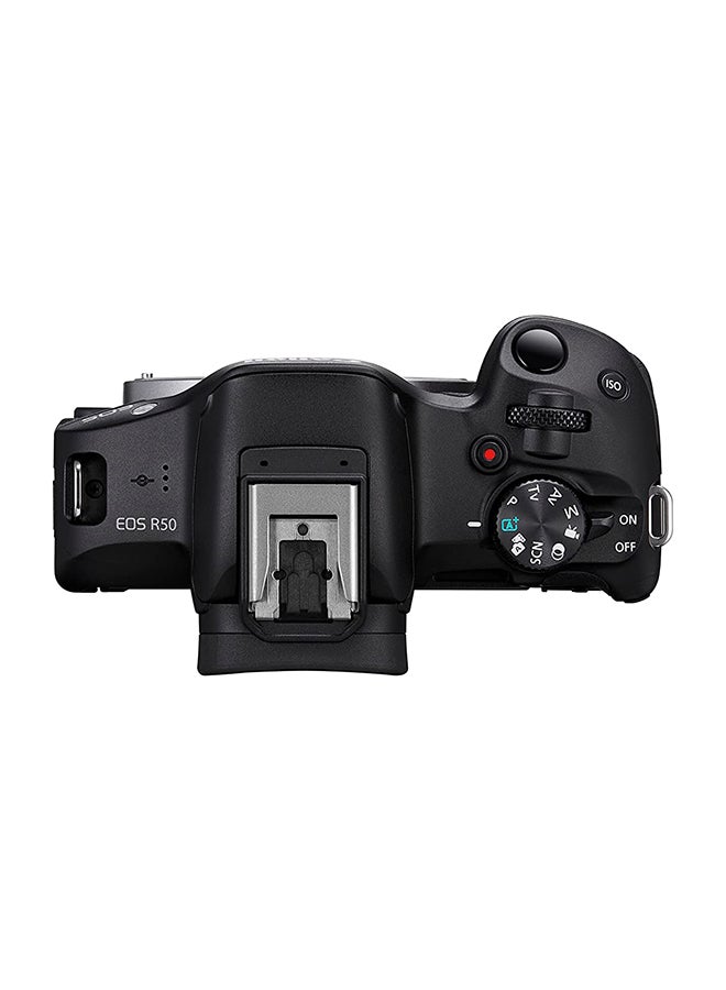 Canon - D.CAM EOS R50 BK + RFS18-45 S EU26 - Image 1