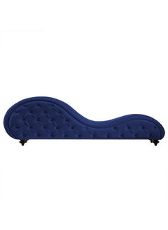 Romantic Upholstery Chaise Longue Luxury In Velvet Blue 180x80x50cmcm - v1685611808/N27049808A_2