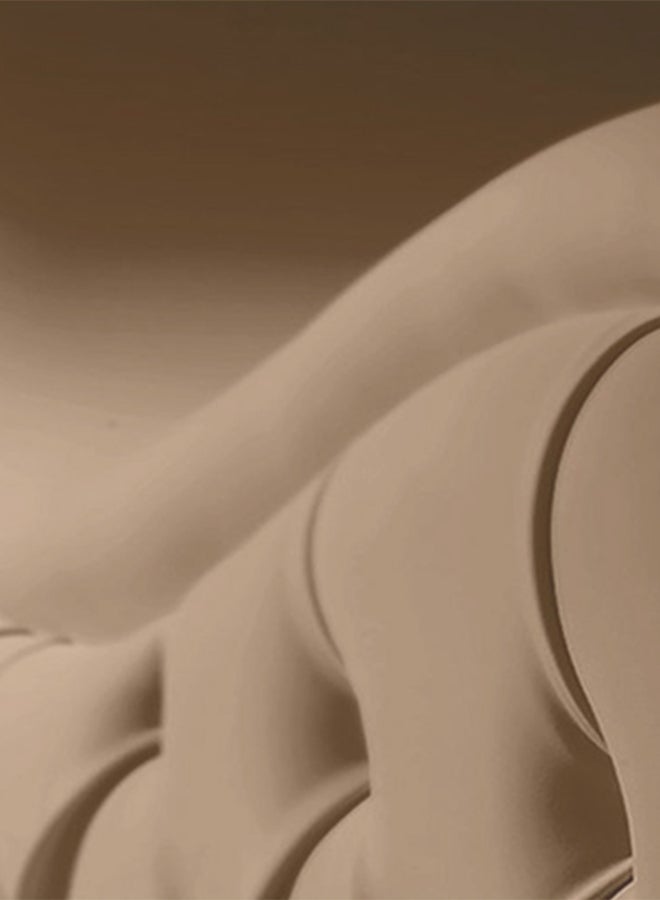 ريغال إن هاوس كرسي استرخاء رومانسية شيزلونج منجدة من المخمل بني فاتح 180x80x50cmسم  - Image 3