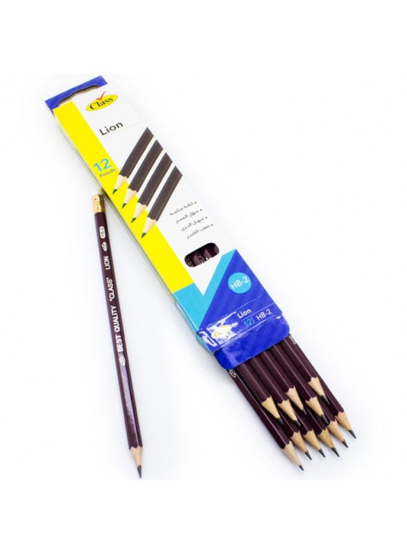 class - Packet Of 12 Pencils- Hb2 Multicolour - Image 1