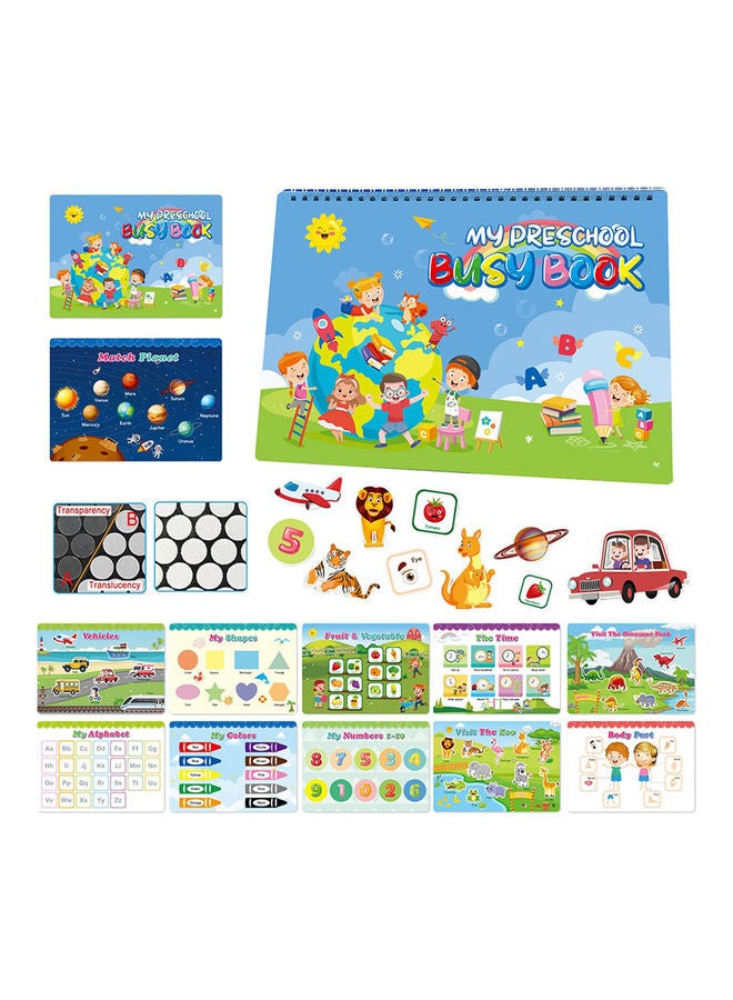 Kidle Children's Early Education Educational For Kids Binder Learning Materials Spell Toy 11 Themes Words Brain Teaser  - Image 1