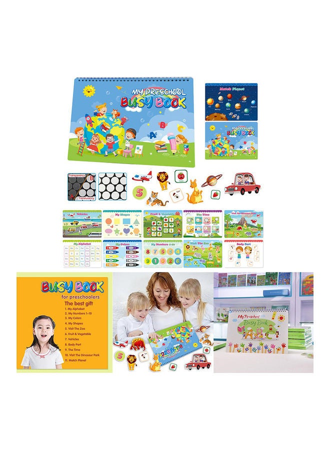 Kidle Children's Early Education Educational For Kids Binder Learning Materials Spell Toy 11 Themes Words Brain Teaser  - Image 3