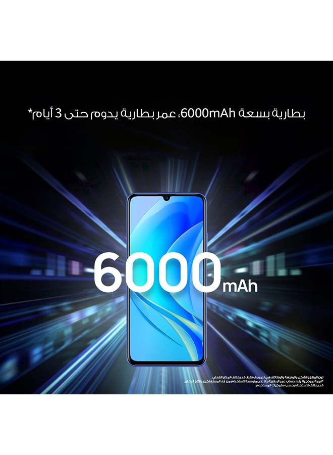 هواوي - هاتف نوفا Y70 بشريحتين لون أسود ميدنايت، 4 جيجابايت رام، وسعة داخلية 128 جيجابايت، يدعم 4G مع بطاقة في آي بي + مكبر صوت بلوتوث + سماعة أذن - إصدار الشرق الأوسط - Image 1