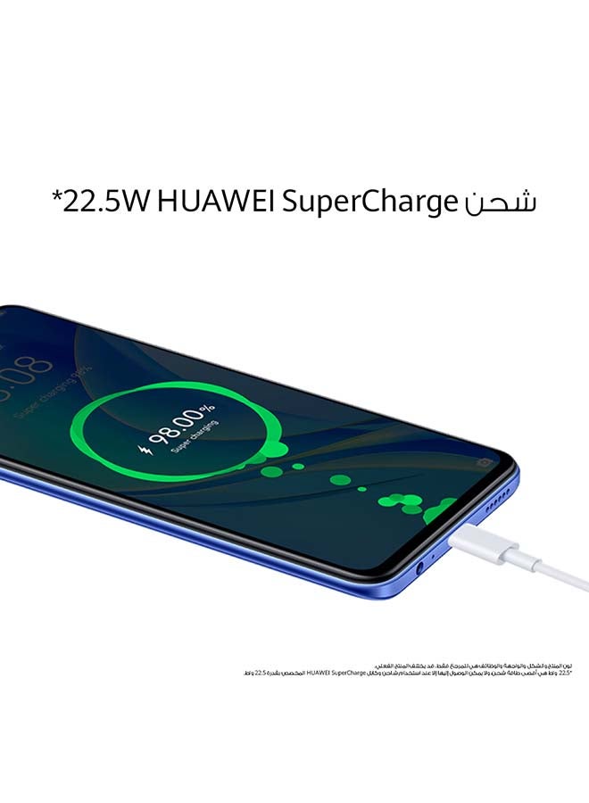 هواوي - هاتف نوفا Y70 بشريحتين لون أسود ميدنايت، 4 جيجابايت رام، وسعة داخلية 128 جيجابايت، يدعم 4G مع بطاقة في آي بي + مكبر صوت بلوتوث + سماعة أذن - إصدار الشرق الأوسط - Image 1
