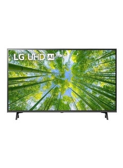 55-Inch UQ8000 Series Cinema Screen Design 4K Active HDR WebOS Smart AI ThinQ UHD 4K TV 55UQ80006LD Black