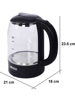 Electric Glass Kettle 1.7 L 2200 W BGK-001 Black - v1685674989/N53410362A_6