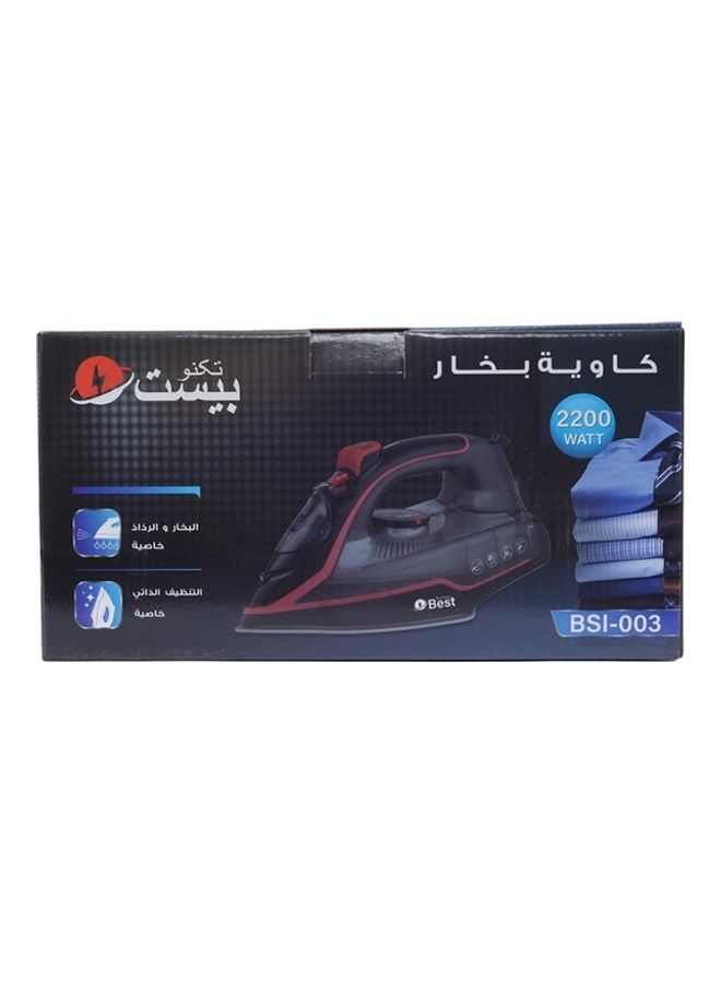 تكنو بيست - مكواة بخار مع قاعدة سيراميك مع وظيفة التنظيف الذاتي - Image 1