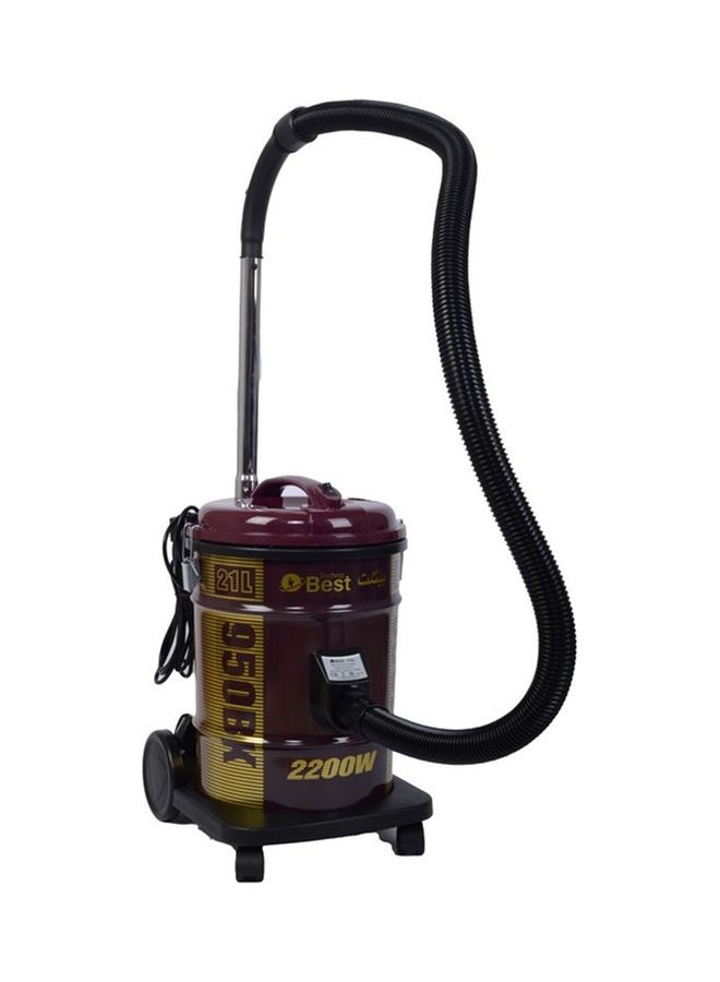 تكنو بيست - مكنسة كهربائية 21 L 2200 W BVC-021 أحمر/ بني - Image 1