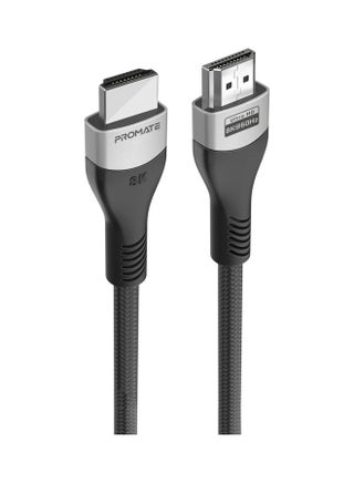 بروميت كابل HDMI 8K، كابل فيديو صوت HDMI 2.1 عالي السرعة بسرعة 48 جيجابت في الثانية مع إرجاع صوتي محسن، سلك رفيع 3 متر ودعم HDR ديناميكي للشاشة، UHDTV، جهاز العرض، PrimeLink8K-300 أسود أبيض - v1685683959/N53410522A_1