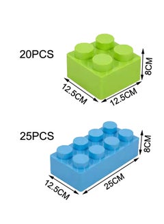 XIANGYU 45pcs Large Plastic Brick Block for Preschool Kids Building Toys  - Image 4