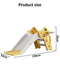 XIANGYU Indoor Plastic Mini Baby Foldable Slide With Basketball Hoop 120x55x53cm  - Image 3