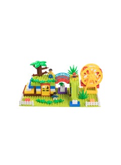 XIANGYU Wind Farm Building Block Diy Toys For Kid Toy 110*50*54cm  - Image 4