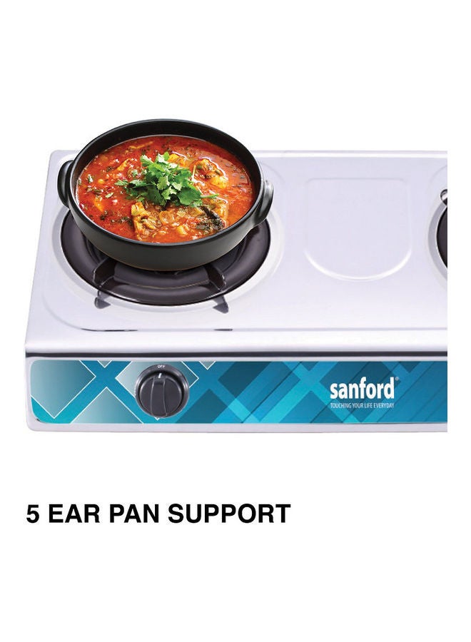 سانفورد موقد غاز ستانلس ستيل 2 شعلة - Image 2