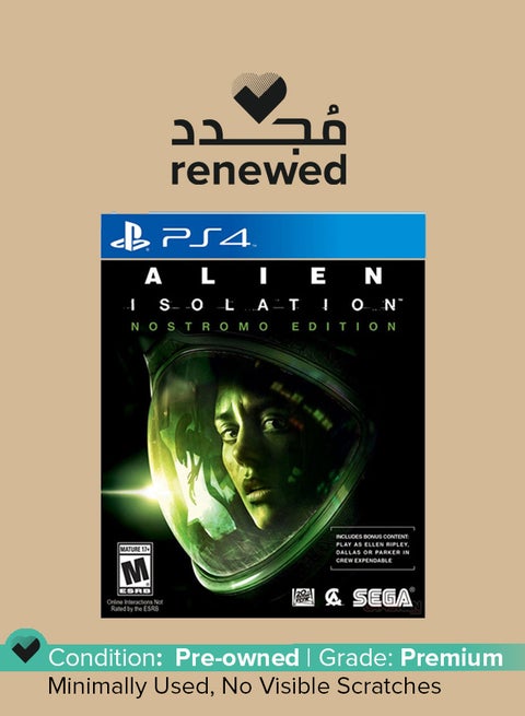 Renewed -  Alien Isolation: Nostromo Edition Action & Shooter Intel Version - Action & Shooter - PlayStation 4 (PS4)