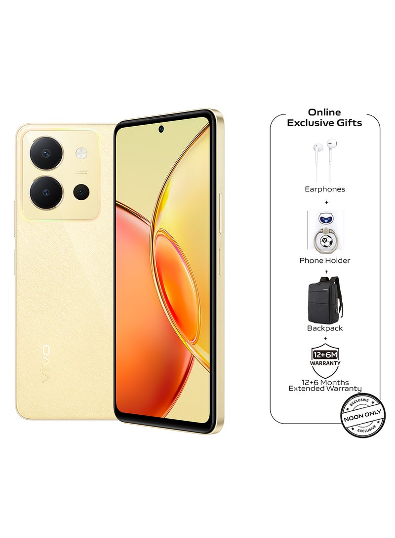 Y36  Dual Sim Vibrant Gold 8GB RAM 128GB 4G With  Wired Earphones,Backpack, Phone Ring Holder and 18 Months Warranty - Middle East Version - v1685691827/N53409972A_1