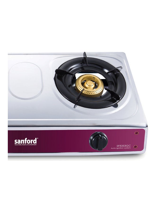 Sanford Stainless Steel Gas Stove 2 Burner SF5353GC 2B Silver  - Image 2