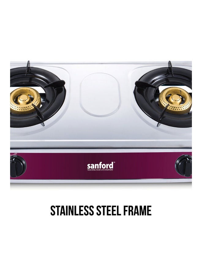 Sanford Stainless Steel Gas Stove 2 Burner SF5353GC 2B Silver  - Image 3