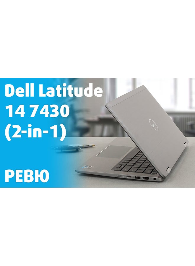 DELL - Business & Professional Latitude 7430 (Upgraded Version) Laptop With 14-Inch Display, Intel Core i7 1260P Processor/16GB RAM/1TB SSD/Intel Iris XE Graphics/Windows 11 English/Arabic Silver - Image 1