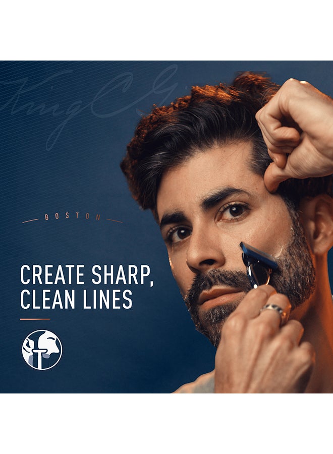 عبوات شفرات الحلاقة الرجالية والحواف 3 قطع - Image 3