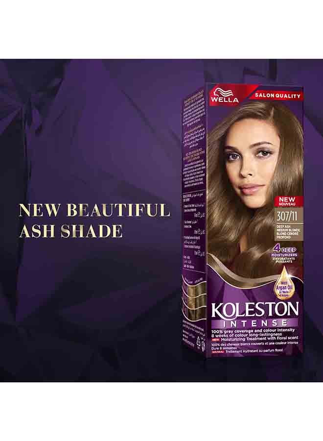 WELLA Koleston Intense Hair Color 307/11 Deep Ash Medium Blonde  - Image 3