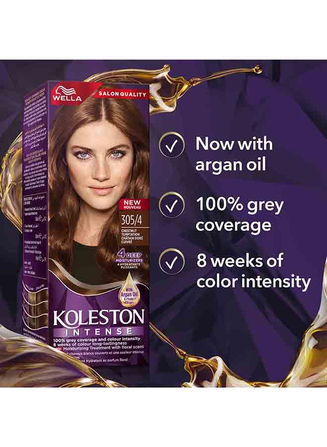 WELLA - Koleston Intense Hair Color 305/4 Chestnut - Image 1