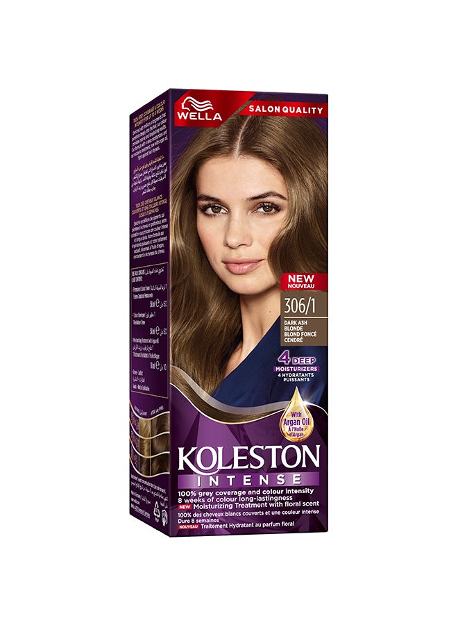 WELLA - Koleston Intense Hair Color 306/1 Dark Ash Blonde - Image 1