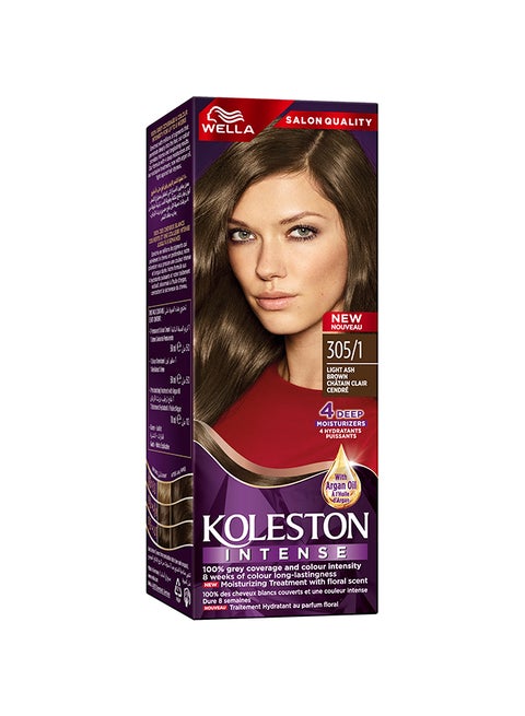 Koleston Intense Hair Color 305/1 Light Ash Brown
