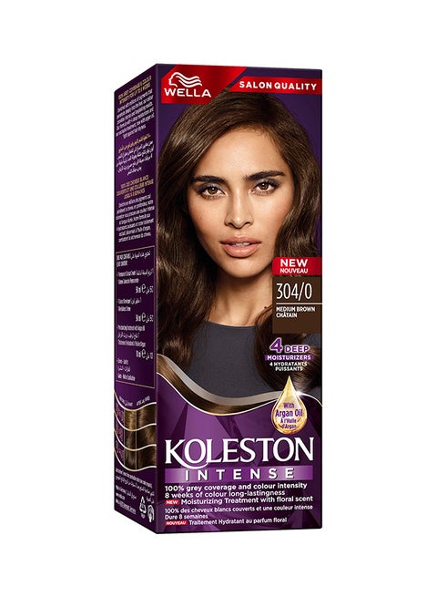 Koleston Intense Hair Color 304/0 Medium Brown