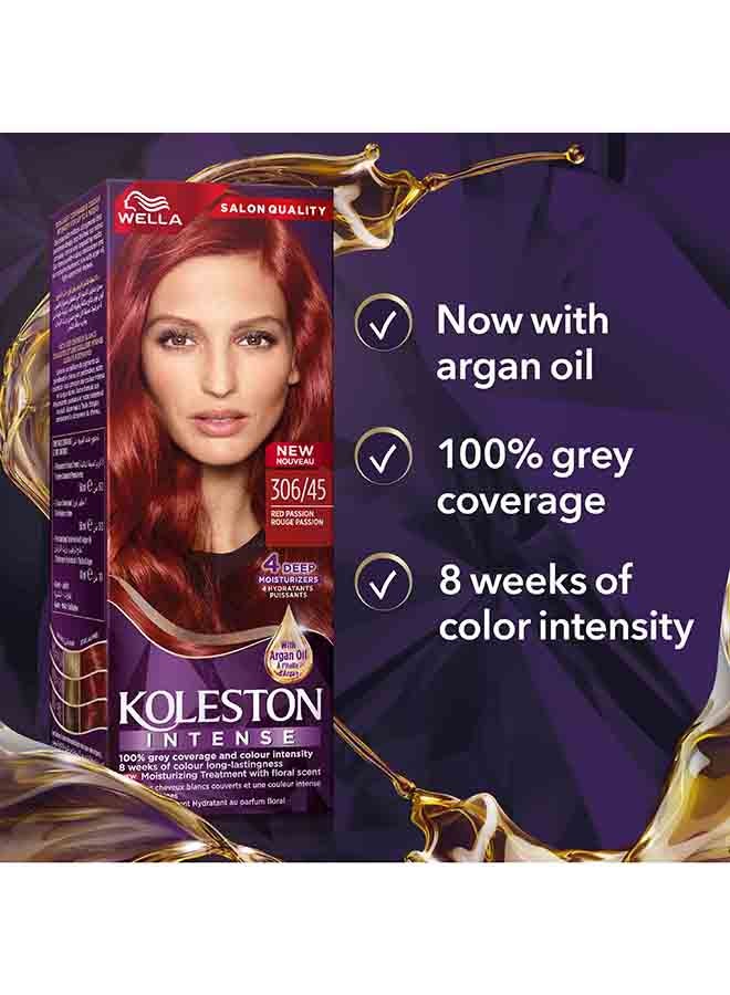 Koleston Intense Hair Color 306/45 Red Passion