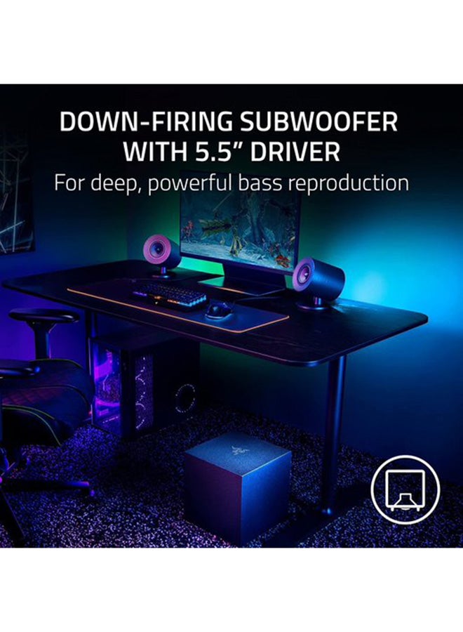 RAZER - Nommo V2 Pro 2.1 PC Gaming Speakers Wireless Subwoofer - Image 1