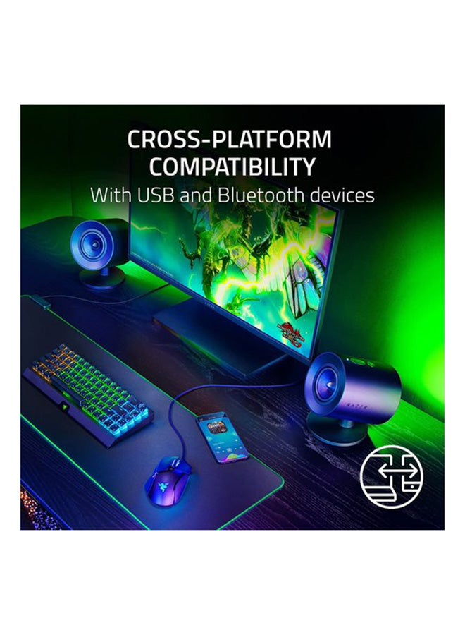 RAZER - Nommo V2 Pro 2.1 PC Gaming Speakers Wireless Subwoofer - Image 1
