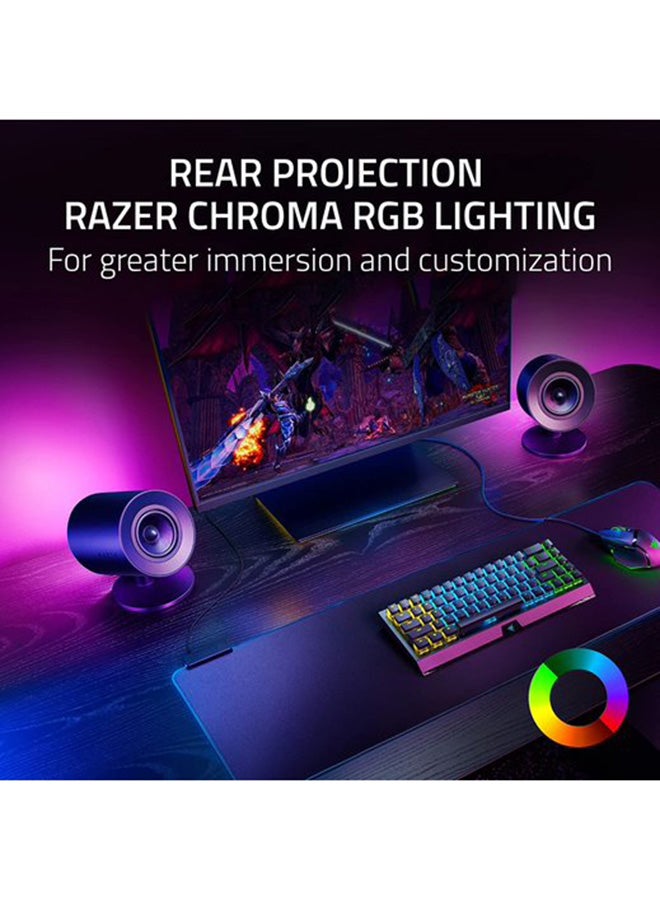 RAZER - Nommo V2 Pro 2.1 PC Gaming Speakers Wireless Subwoofer - Image 1