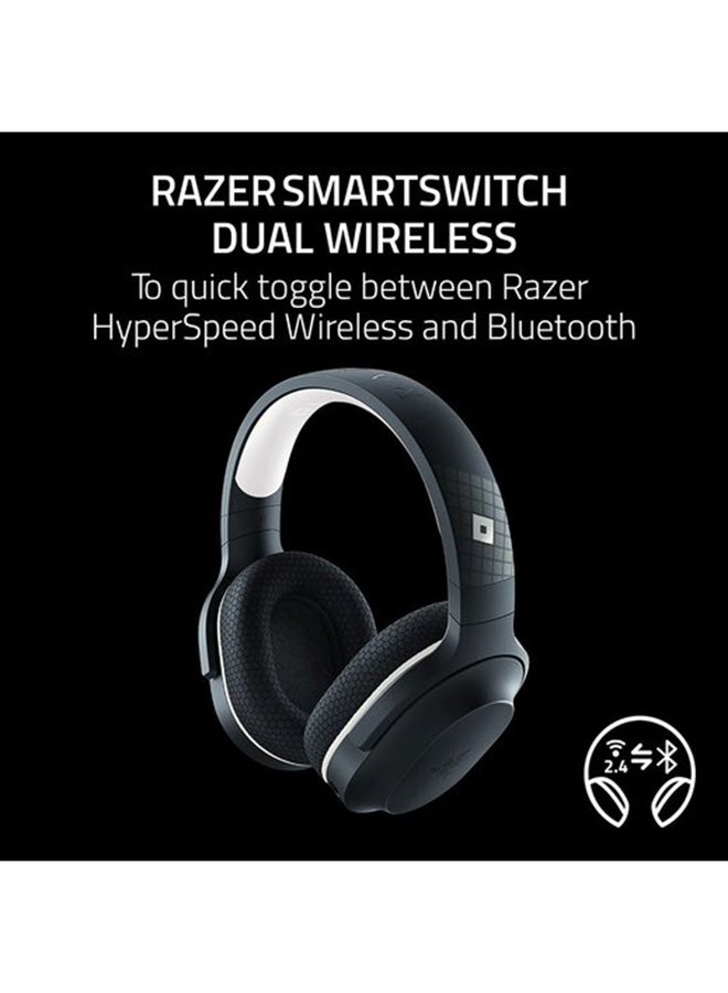 RAZER - Barracuda X Wireless Gaming & Mobile Headset Roblox Edition, PC, Playstation, Android, iOS, 2.4GHz Wireless + Bluetooth, Lightweight 250g, 40mm Drivers, 50 Hour Battery - Black - Image 1
