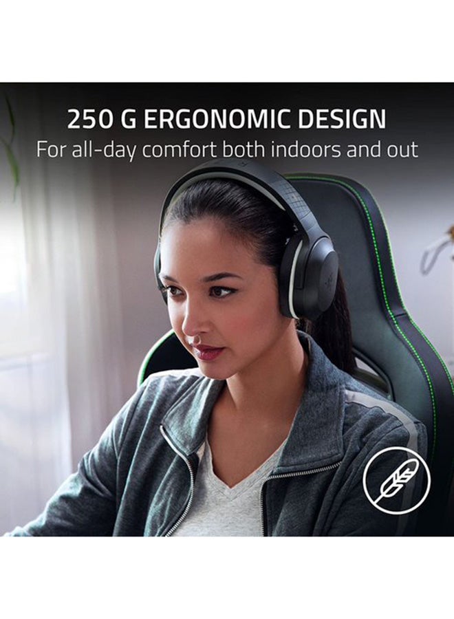 RAZER - Barracuda X Wireless Gaming & Mobile Headset Roblox Edition, PC, Playstation, Android, iOS, 2.4GHz Wireless + Bluetooth, Lightweight 250g, 40mm Drivers, 50 Hour Battery - Black - Image 1