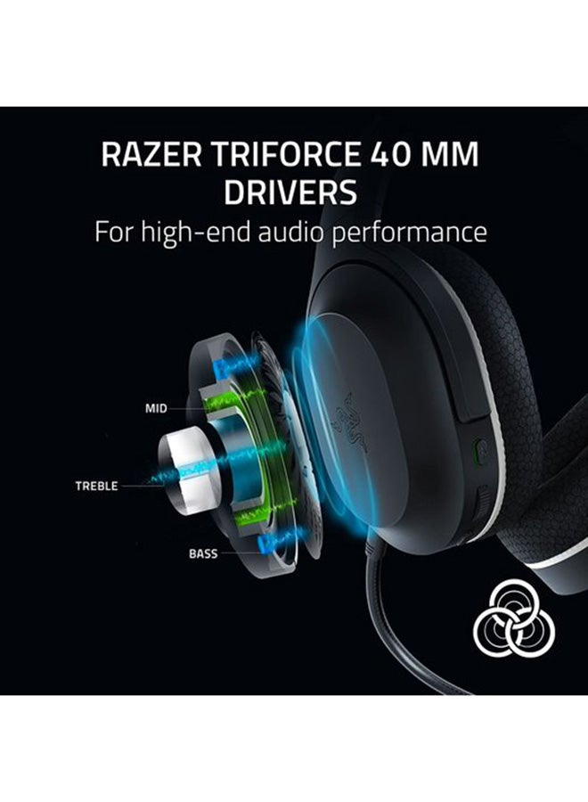 RAZER - Barracuda X Wireless Gaming & Mobile Headset Roblox Edition, PC, Playstation, Android, iOS, 2.4GHz Wireless + Bluetooth, Lightweight 250g, 40mm Drivers, 50 Hour Battery - Black - Image 1