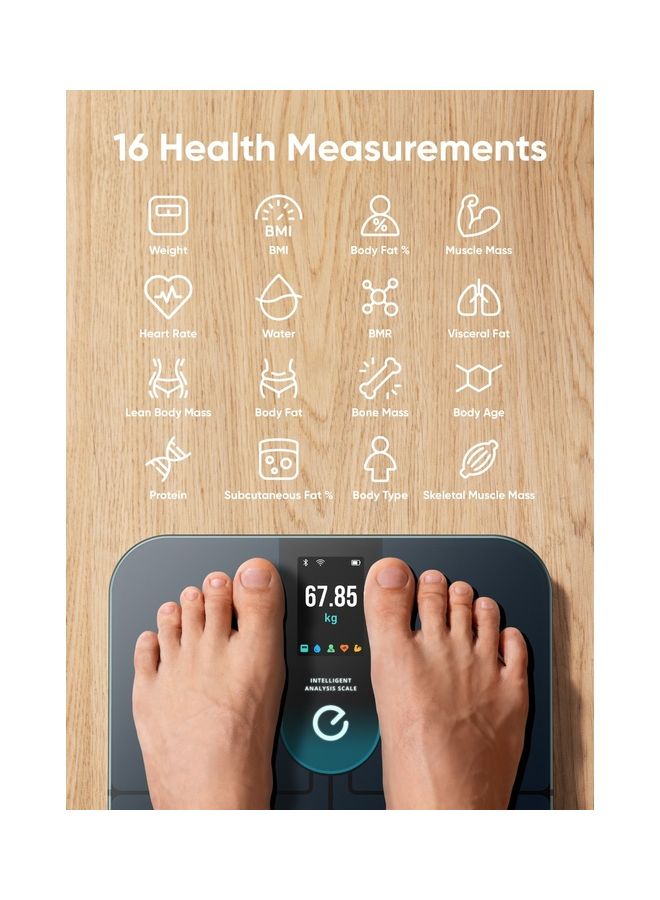 eufy - Wi-Fi Fitness Tracking Smart Scale P3 Intelligent Analysis 3d Virtual Body Mode Bluetooth Weight Scale And 16 Measurement Digital Scale With Heart Rate - Image 1